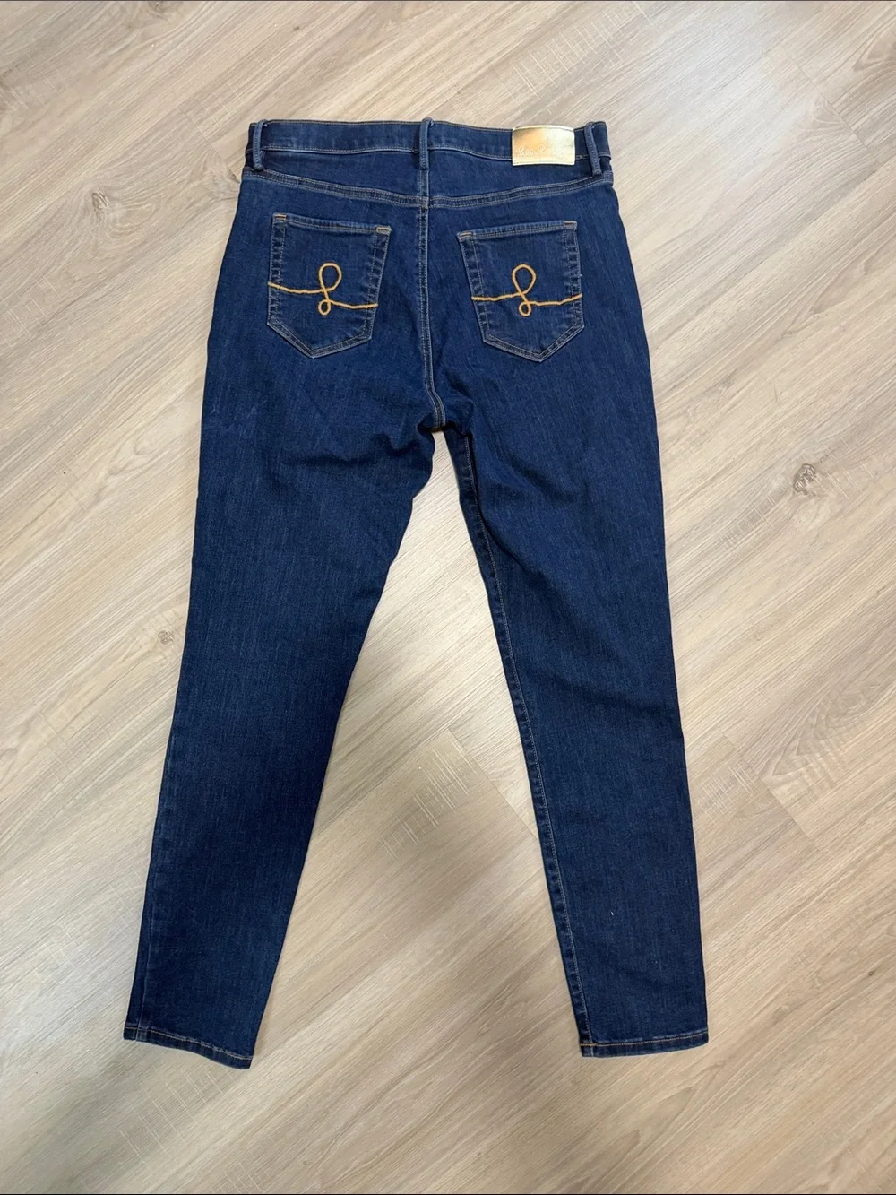 Lilly Pulitzer Dark Wash Eagan High Rise Skinny Denim Jeans. Sz M-10 - Picture 6 of 13
